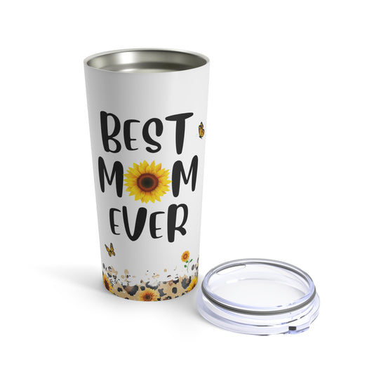 Sunflower best mom ever tumbler gift for mom