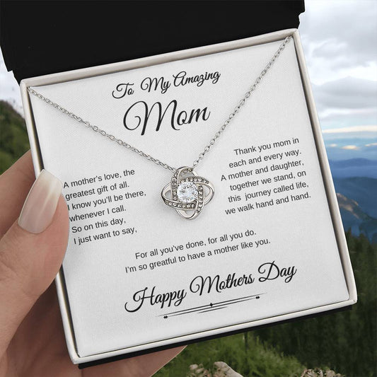 Thank you mom in every way necklace gift for mom