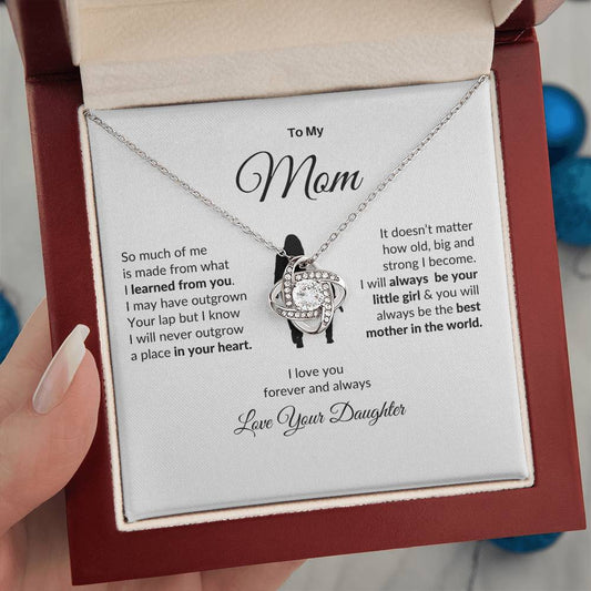 I will always be you little girl necklace for mom